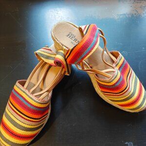 CASA HERNANZ Stripe Espadrilles